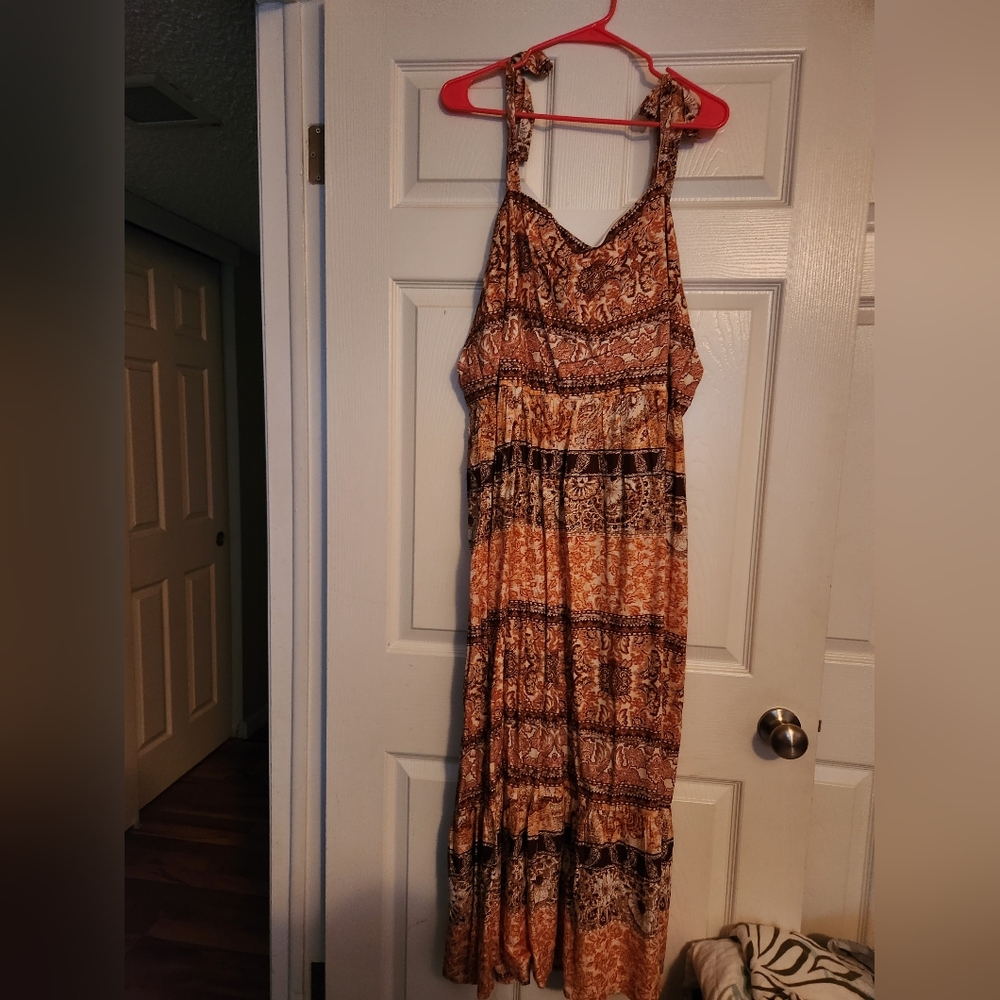 Maurices plus size natural color dress